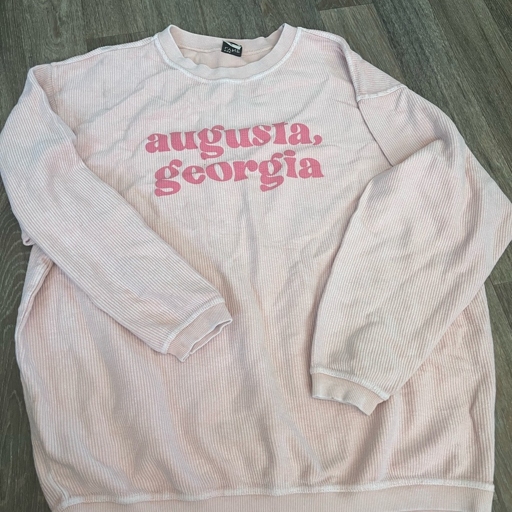 Augusta Georgia Pink Crew Neck Sweater